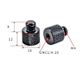 Miniatyrbillede 1 af 3: Stativ gevindadapter M12 til 1/4" han - 5-pak M4