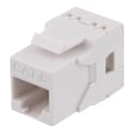 Miniatyrbild 1 av 5: Cat6 Keystone jack, LSA/110 termination, plastic, 180, white