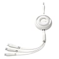 Miniatyrbild 2 av 2: 3in1 Joyroom Colorful USB till USB-C/Lightning/Micro USB-kabel 3,5A, 1m (vit)