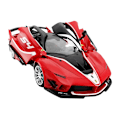 Pikkukuva 7 / 7: RASTAR R/C 1:14 Ferrari FXX K Evo kaukosäädinauto (punainen)