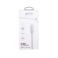 Miniatyrbild 2 av 2: Rund Laddkabel Lightning till USB-A 2m Vit MFI