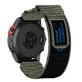 Pikkukuva 1 / 3: Garmin Nylon kellohihna Garmin Fenix 8:lle Harmaa 26 mm