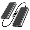 Pikkukuva 7 / 7: 13-in-1 USB-C-keskitin HDMI:llä, VGA:lla, Ethernetillä ja PD-latauksella