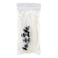 Pikkukuva 4 / 5: UTP patch panel 24xRJ45 Cat6 0.5U 19" cable support black