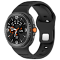 Miniatyrbillede 2 af 5: Stilfuld silikonerem til Galaxy Watch8 & Watch Ultra2 Sort