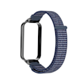 Miniatyrbillede 2 af 4: Nylon urrem til Xiaomi Redmi Band 2/8 Active Mørkeblå