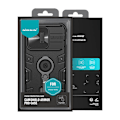 Pikkukuva 4 / 4: Kotelo Nillkin CamShield Armor Pro iPhone 14 Prolle (musta)