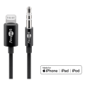 Miniatyrbild 3 av 3: Apple Lightning-ljudanslutningskabel (3,5 mm), 1 m, svart
