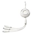 Miniatyrbild 1 av 2: 3in1 Joyroom Colorful USB till USB-C/Lightning/Micro USB-kabel 3,5A, 1m (vit)