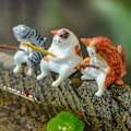 Miniatyrbild 4 av 4: 7 delar akvariedekorationer, akvarieprydnader för landskapsarkitektur