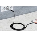 Miniatyrbild 6 av 10: Micro-USB till USB-A textilkabel med metallkontakter 2 m