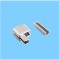 Miniatyrbild 2 av 5: Silver Zipper Top & Bottom Stops (10 Set) - Storlek 5