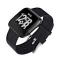 Pikkukuva 2 / 3: Kellon hihna Fitbit Versa Lite/Versa/Versa 2:lle Musta