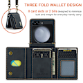 Miniatyrbillede 4 af 6: M2 sort folde etui til Z Flip 5