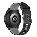 Miniatyrbillede 4 af 5: Silikone urrem til Samsung Watch 4 Sort+grå