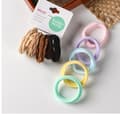 Miniatyrbild 4 av 4: Hög Elastisk Sömlös Hårband - 5-pack Håraccessoarer MultiColor MultiColor