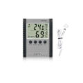 Miniatyrbillede 3 af 4: HC520 Deep Digital Hygrometer Termometer - Sølv Sølv