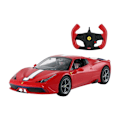 Miniatyrbillede 2 af 5: RASTAR R/C 1:14 Ferrari 458 Speciale A Cabriolet Version sætning bil (rød)