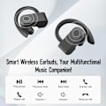 Pikkukuva 5 / 7: SP97 Valkoiset Bluetooth-kuulokkeet melua vaimentavalla mikrofonilla Musta