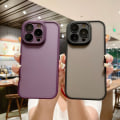Pikkukuva 4 / 5: Suojaava puhelinkotelo lasilinssikalvolla Yhteensopiva iPhone 14 -sarjan kanssa iPhone 14 Plus Musta
