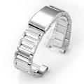 Miniatyrbild 1 av 4: Klockarmband i rostfritt stål för Casio GST-serien Silver