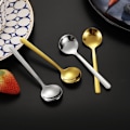 Miniatyrbild 3 av 4: Soppslev i rostfritt stål Guld