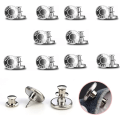 Pikkukuva 1 / 8: INF Irrotettavat farkkunapit 10 kpl Perfect Fit Button Hopea