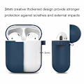 Miniatyrbillede 4 af 4: Airpods taske Silikone Ekstra stødsikker Mørkeblå