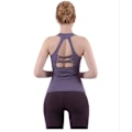 Miniatyrbillede 6 af 7: Dame Løbe Træningstop Fitness Tank Top Sommer Lilla XXL