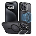 Miniatyrbild 1 av 2: Hybridfodral (HaloLock) ESR med stativ för iPhone 16 Pro Max (svart)