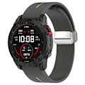 Miniatyrbild 2 av 7: 22 mm Klockarmband för Samsung Gear S3, Garmin Venu 3 Grå
