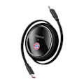 Miniatyrbillede 1 af 7: Baseus USB-C til USB-C 100W ladekabel (sort) Bayern Edition