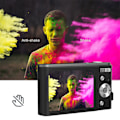 Miniatyrbild 5 av 5: INF Digitalkamera 2.7K 48MP 1080P, 16x zoom, anti-shake, face recognition Svart