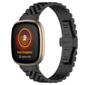 Klockarmband i Rostfritt Stål Black Fitbit Versa 3 / 4 / 5 Black