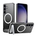 Miniatyrbillede 1 af 3: Torras Pstand Series telefontaske til Samsung S25+ (gennemsigtig)