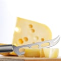 Miniatyrbillede 2 af 2: Osteknivesæt i rustfrit stål, 3-delt sæt med ostespreder og smørknive
