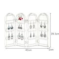 Miniatyrbild 1 av 3: Akryl Örhänge Display Organizer Vikbar Halsband Hängare Transparent M