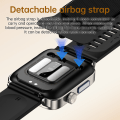 Miniatyrbillede 5 af 11: Smartwatch som måler blodtryk og ilt i blodet Sort