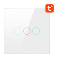 Miniatyrbillede 3 af 4: Smart lyskontakt ZigBee Avatto LZTS02-EU-W3 3 Way No Neutral TUYA (hvid)