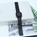 Miniatyrbillede 5 af 7: Magnetisk løkkerem til Apple Watch (42/44/45/49 mm) - EU-patent Sort