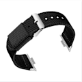 Miniatyrbillede 4 af 4: Stilfuld nylonrem til Huawei Fit 3/4/4 Pro Sort