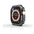 Miniatyrbillede 3 af 4: 49 mm Apple Watch Ultra tofarvet beskyttelsesetui Sort
