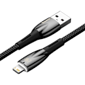 Pikkukuva 6 / 8: USB-kaapeli Lightning Baseus Glimmer -sarjalle, 2.4A, 1m (musta)
