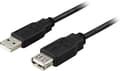 Pikkukuva 1 / 3: USB 2.0 cable Type A ma, Type A fe 0.5m, black