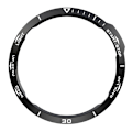 Pikkukuva 1 / 3: Tyylikäs mustavalkoinen kehys Garmin Fenix 6X -sarjalle