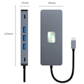 Pikkukuva 6 / 6: 10-in-1 USB-C -telakointiasema kahdella 4K60Hz-näytöllä