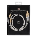 Miniatyrbild 2 av 4: Multi-Charger, USB-C, Lightning, Micro USB, USB-A, 1m, white