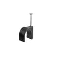 Kabelclips med søm 100-pak Black 4 mm Black 4 mm