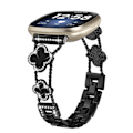 Miniatyrbild 1 av 6: Cloverlink-armband för Fitbit Versa 3/4/Sense 2 Svart
