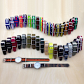 Miniatyrbillede 3 af 3: Erstatningsurrem nylon urrem 24 mm MultiColor